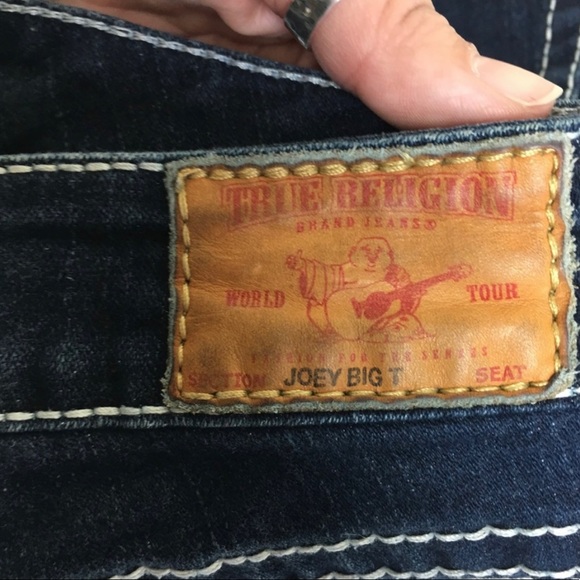 True Religion Joey Big T Dark Wash FlareJean - Picture 5 of 6